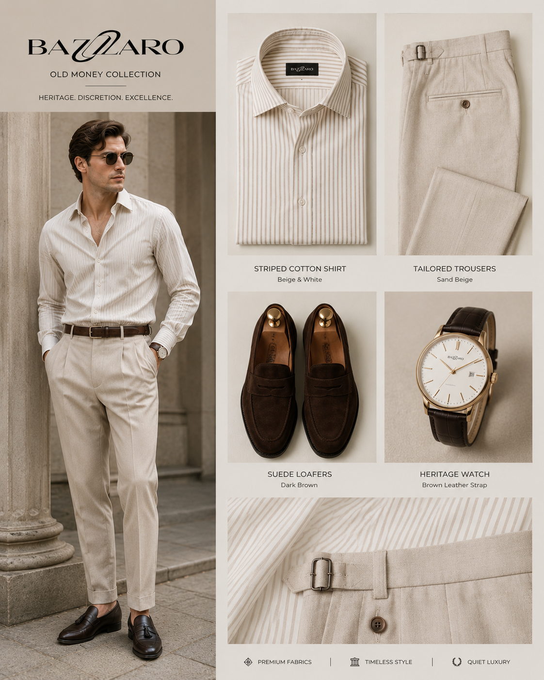Timeless elegance in muted tones