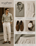 Elegant fashion styling with timeless pieces