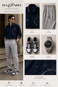 Astro View Shirt with Combo Pant (Watch & Shoes)